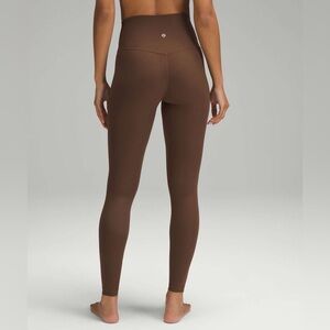 Worn once lululemon align ribbed leggings Java/brown
